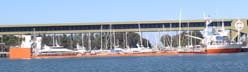 [Dockwise ship low in water]