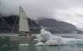 [KatieKat with iceberg in foreground]