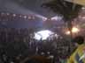 [View of crowd looking down from balcony]